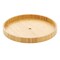 mDesign Round Bamboo Lazy Susan Spinner for Kitchen or Pantry